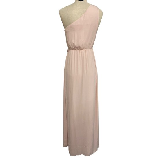 Wayf Womens One-Shoulder Dress S Blush Pink - Picture 4 of 9